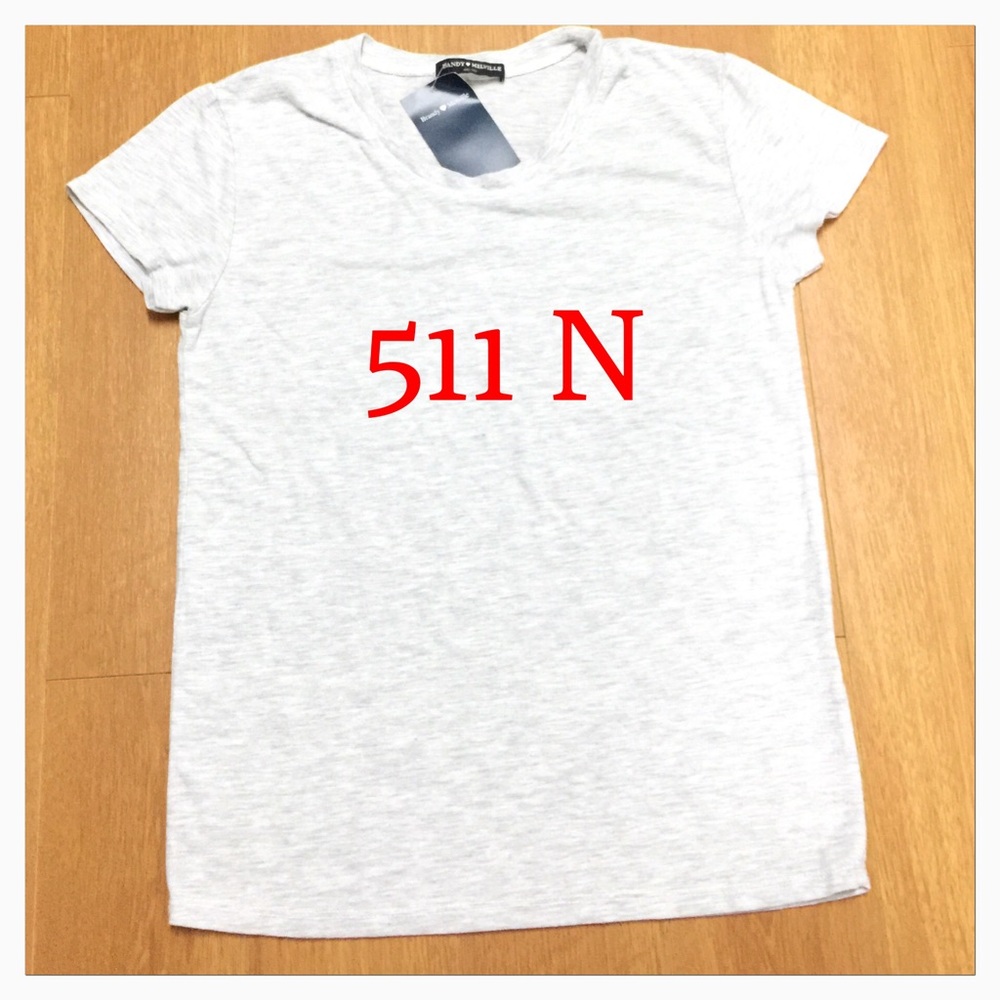 Brandy Melville Light Gray Mason Top NWT